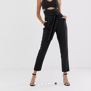 ISO ASOS DESIGN bra top jumpsuit with peg leg